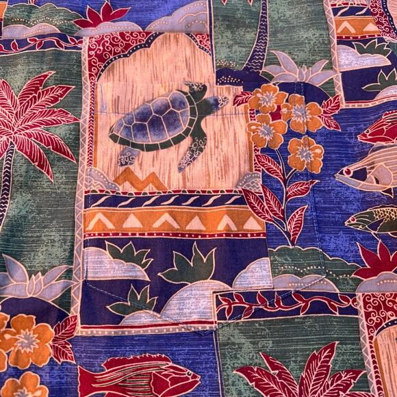 Tori Richard Lawn Vacation Mode Aquatic Button-Up Men's Sz 2XL - Picture 6 of 7